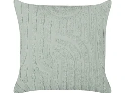Sæt af 2 pyntepuder TELLIMA Bomuld 45 x 45 cm Mintgrøn Geometrisk mønster
