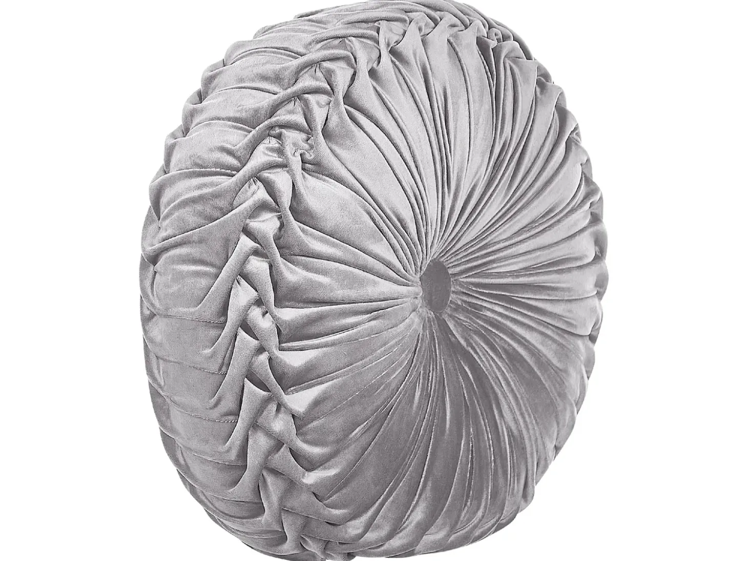 Sæt af 2 pyntepuder UDALA Velour 40 x 40 cm Grå Ensfarvet
