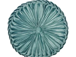 Sæt af 2 pyntepuder UDALA Velour 40 x 40 cm Blågrøn Ensfarvet