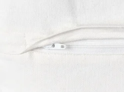 Sæt af 2 pyntepuder VALVARIA Bomuld 30 x 50 cm Cremehvid Chevronmønster