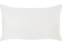 Sæt af 2 pyntepuder ZALEYA Bomuld 30 x 50 cm Hvid Blomstermønster