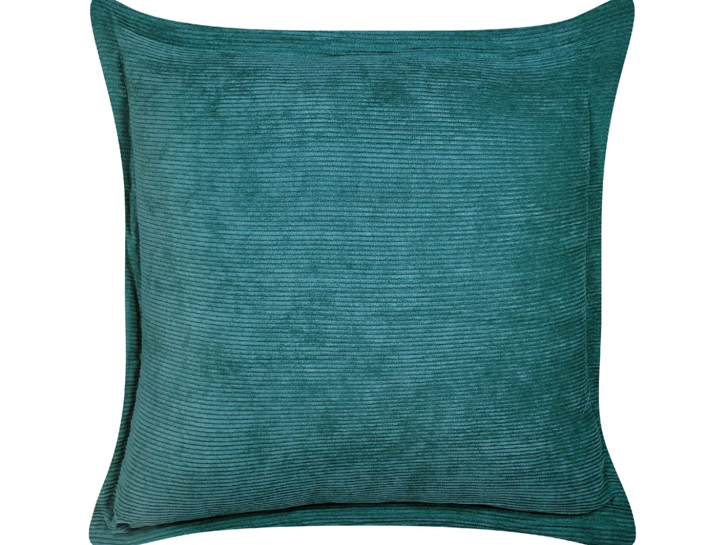 Sæt af 2 pyntepuder ZINNIA Fløjl 43 x 43 cm Blågrøn Ensfarvet