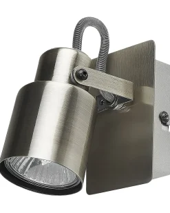 Sæt af 2 spotlight-lamper BONTE Sølv Metal Justerbar