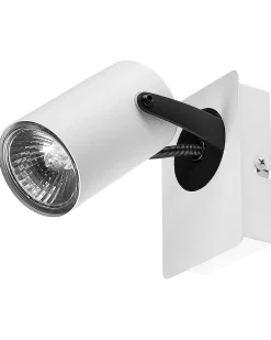 Sæt af 2 spotlight-lamper KLIP Hvid Metal Justerbar