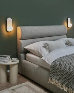 Sæt af 2 væglamper LEISI Hvid