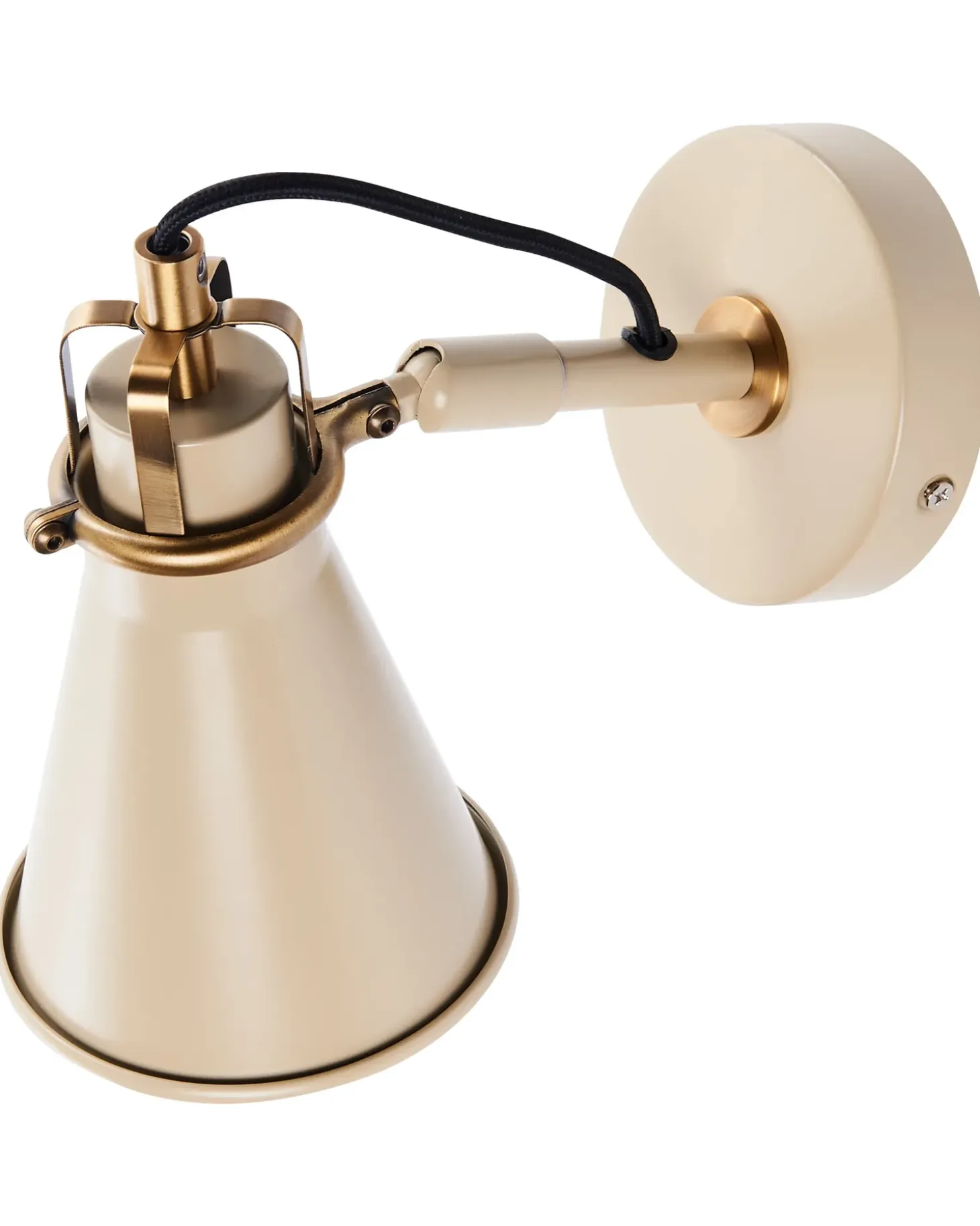 Sæt af 2 væglamper MOYOLA Beige Metal Justerbar