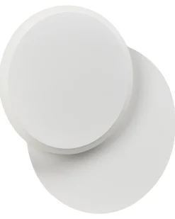 Sæt af 2 væglamper SEMNON Hvid Metal LED