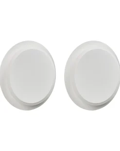 Sæt af 2 væglamper SEMNON Hvid Metal LED