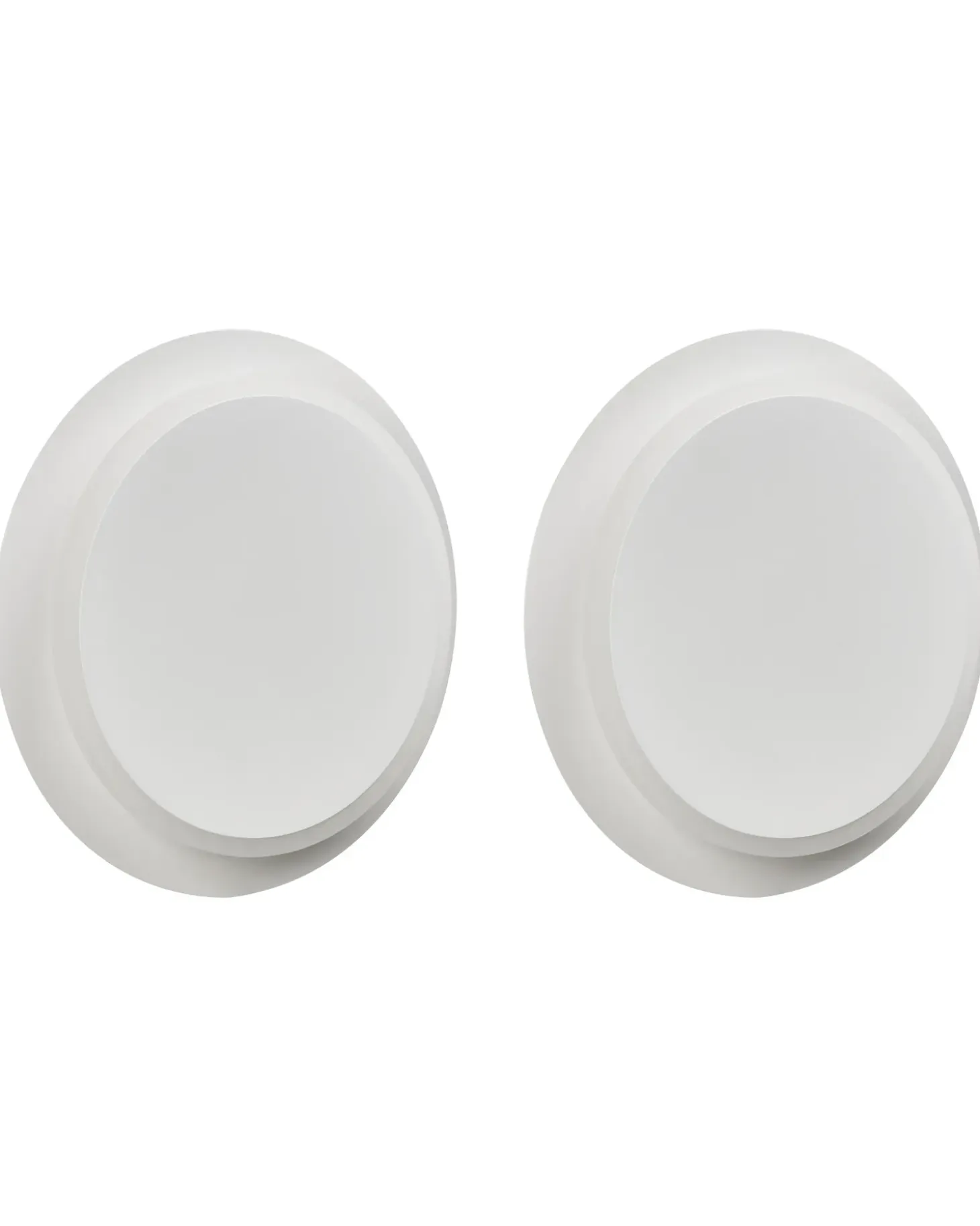Sæt af 2 væglamper SEMNON Hvid Metal LED