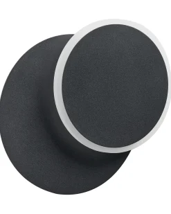 Sæt af 2 væglamper SEMNON Sort Metal LED