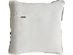 Sæt med 3 dekorative puder ALSTONIA Bomuld 30 x 50 cm 45 x 45 cm Sort Abstraktmønster