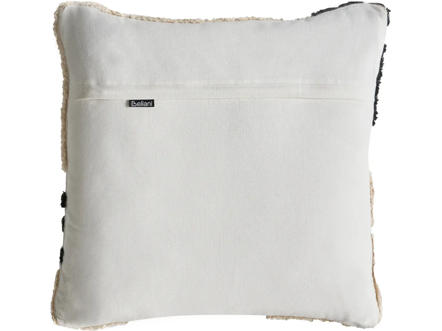 Sæt med 3 dekorative puder ALSTONIA Bomuld 30 x 50 cm 45 x 45 cm Sort Abstraktmønster