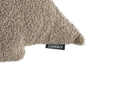 Sæt med 3 dekorative puder WINTERLAND Boucle 30 x 35 cm 45 x 25 cm Brungrå Julemønster