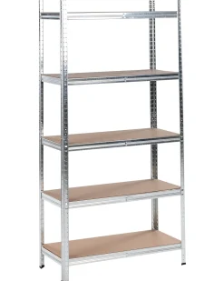 Sæt med 2 hylder til garagen XITTA Metal 150 cm 75 cm Sølv
