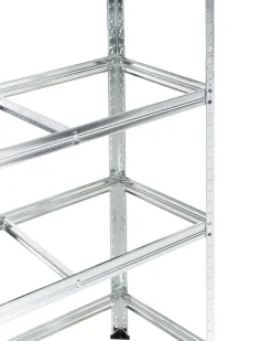 Sæt med 2 hylder til garagen XITTA Metal 150 cm 75 cm Sølv