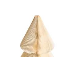 Sæt med 2 juledekorationer VEFSNA Juletræ 90/122 cm Beige