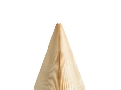 Sæt med 2 juledekorationer VEFSNA Juletræ 90/122 cm Beige