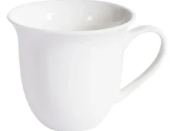 Sæt med 4 kopper med underkopper ELDERBERRY Porcelæn Hvid