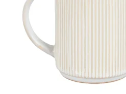 Sæt med 4 kopper MUGWORT Stentøj Lys Beige
