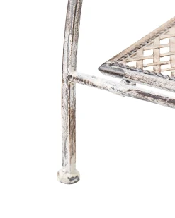 Sæt med 2 reoler SICILY Metal 122/90 cm 43/37 cm Grå