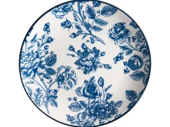 Sæt med 12 stykker service BASIL Porcelæn Blå