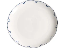 Sæt med 24 stykker service CHAROLI Porcelæn Hvid/blå