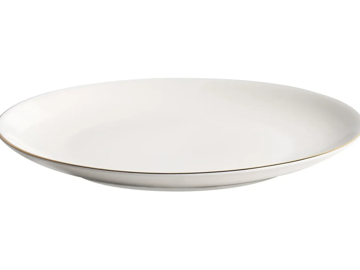 Sæt med 24 stykker service CUMIN Porcelæn Off-White/ Guld