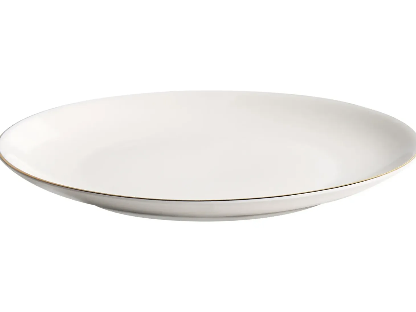 Sæt med 24 stykker service CUMIN Porcelæn Off-White/ Guld