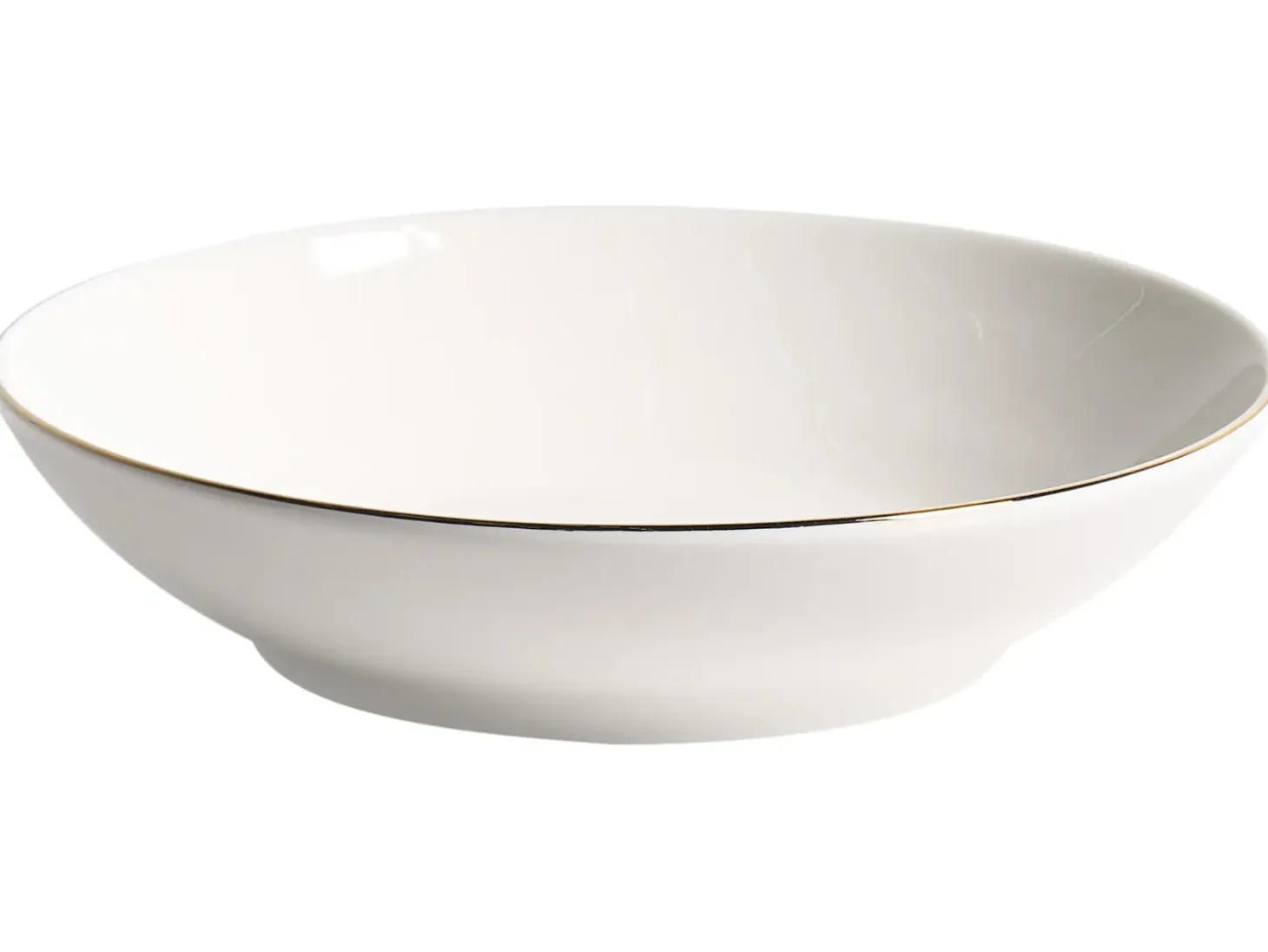 Sæt med 24 stykker service CUMIN Porcelæn Off-White/ Guld