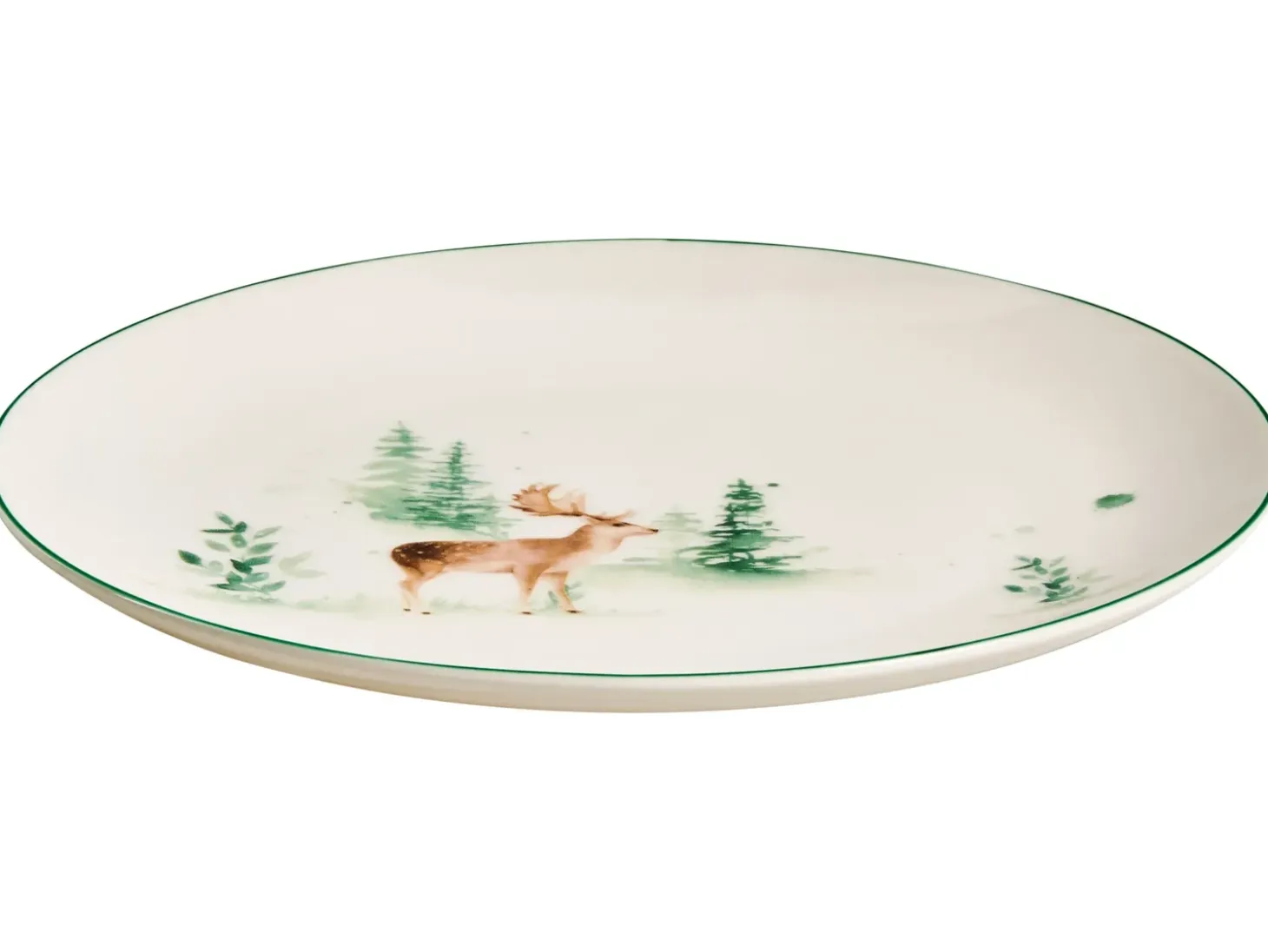 Sæt med 12 stykker service CHILI Porcelæn Hvid