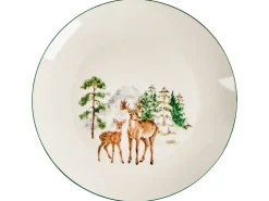Sæt med 12 stykker service CHILI Porcelæn Hvid