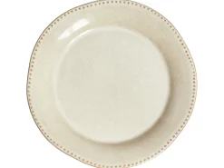 Sæt med 12 stykker service CHERVIL Stentøj Lys Beige