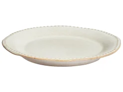 Sæt med 12 stykker service CHERVIL Stentøj Lys Beige