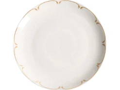 Sæt med 24 stykker service CHAROLI Porcelæn Hvid/guld