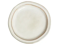 Sæt med 24 stykker service CHIVES Stentøj Lys Beige
