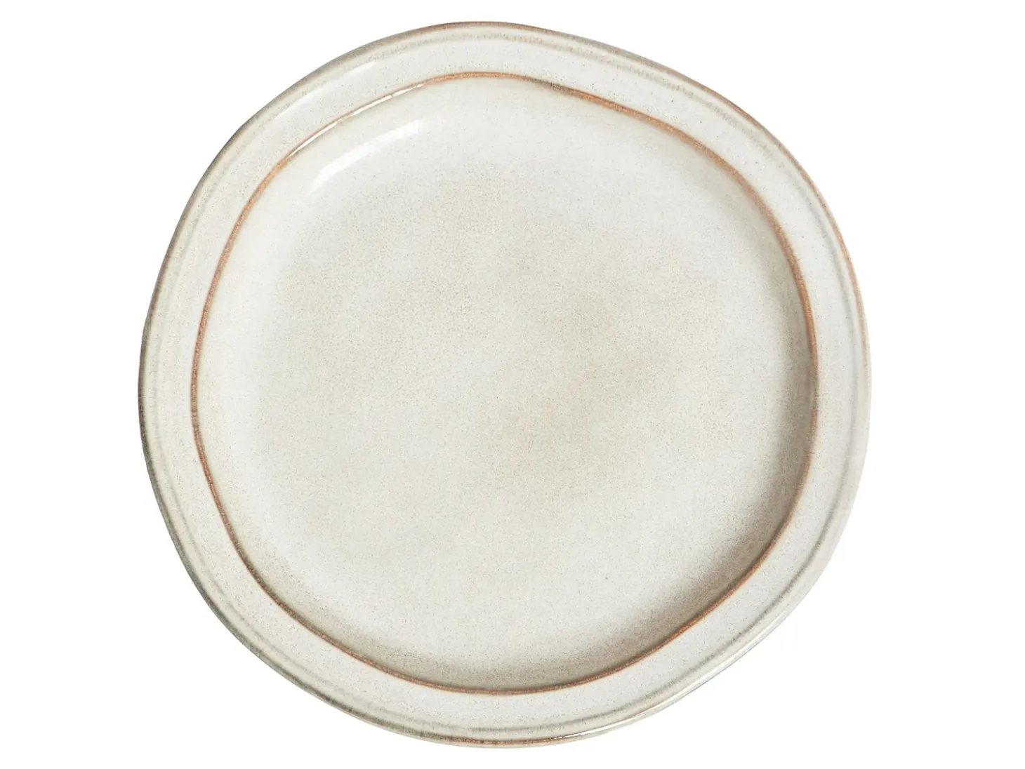Sæt med 24 stykker service CHIVES Stentøj Lys Beige