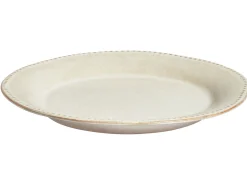 Sæt med 24 stykker service CHERVIL Stentøj Lys Beige