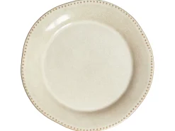 Sæt med 24 stykker service CHERVIL Stentøj Lys Beige