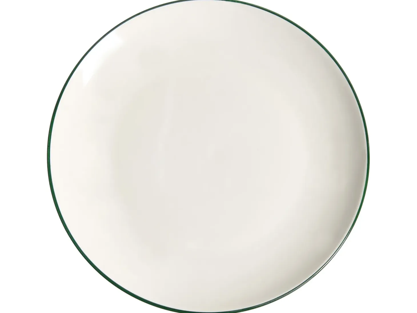 Sæt med 24 stykker service CUMIN Porcelæn Off-white/ Grøn