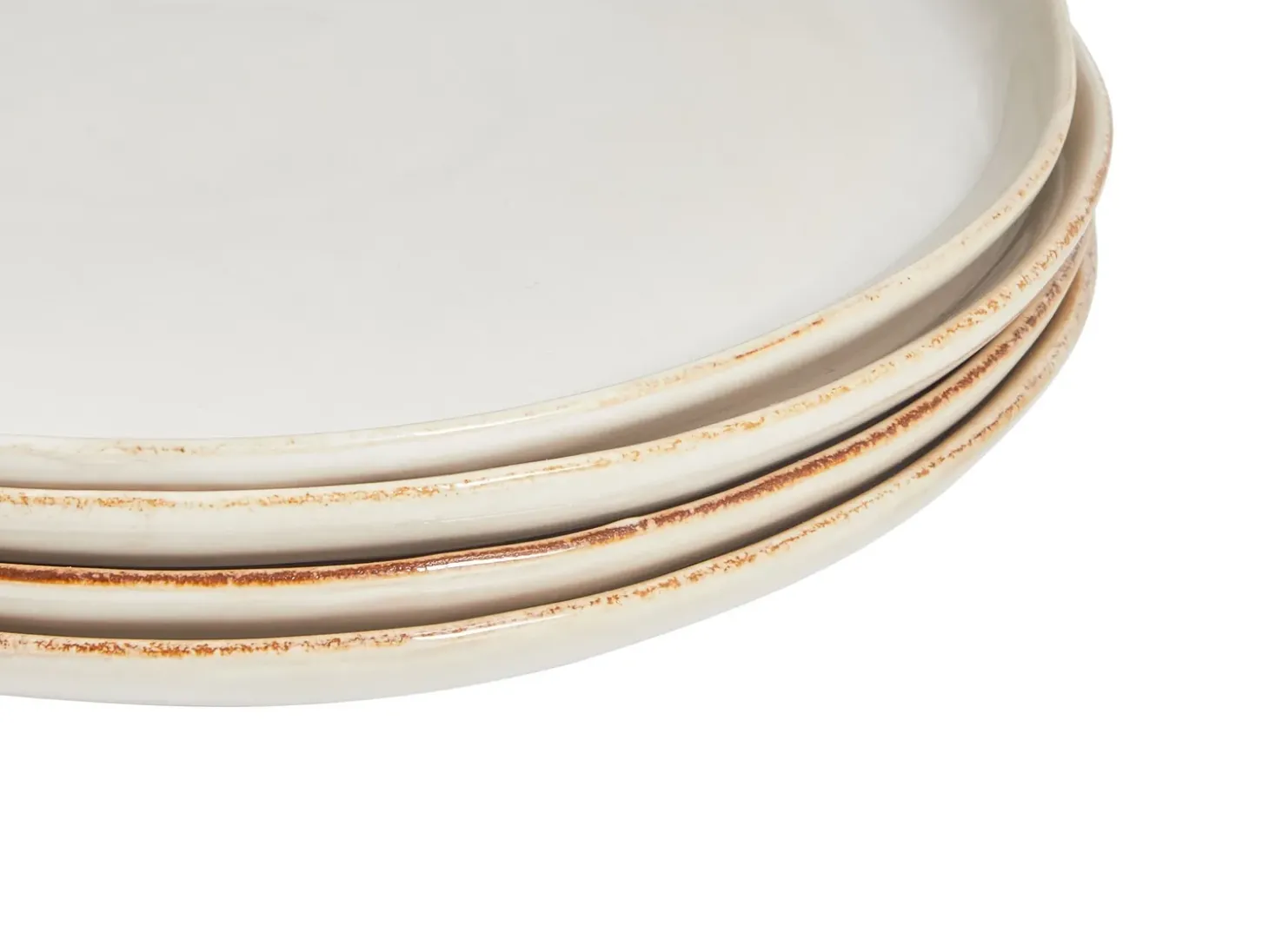 Sæt med 24 stykker service HOPS Stentøj Lys Beige