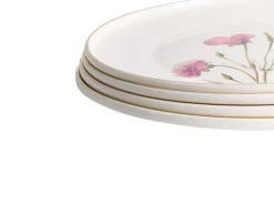 Sæt med 24 stykker service HYSSOP Porcelæn Hvid