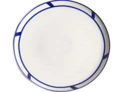 Sæt med 12 stykker service SHISO Porcelæn Hvid/blå