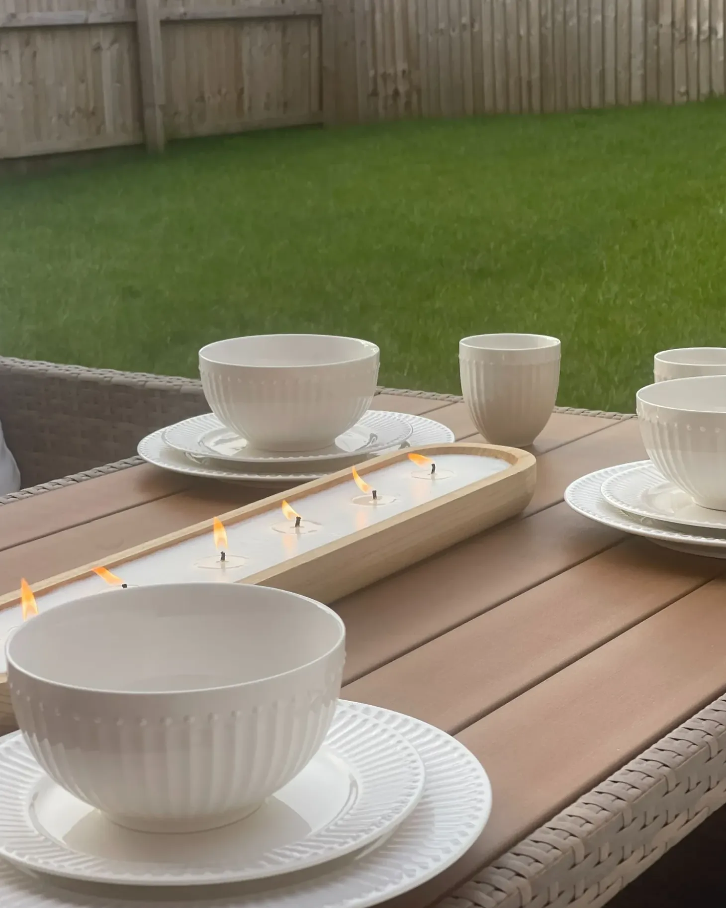 Sæt med 16 stykker spisestel COWSLIP Porcelæn Hvid
