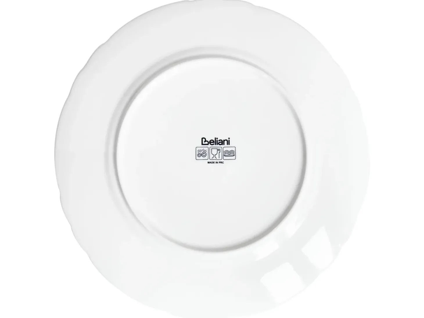 Sæt med 16 stykker spisestel ELDERBERRY Porcelæn Hvid