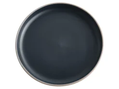 Sæt med 16 stykker spisestel NUTMEG Stentøj Sort/beige