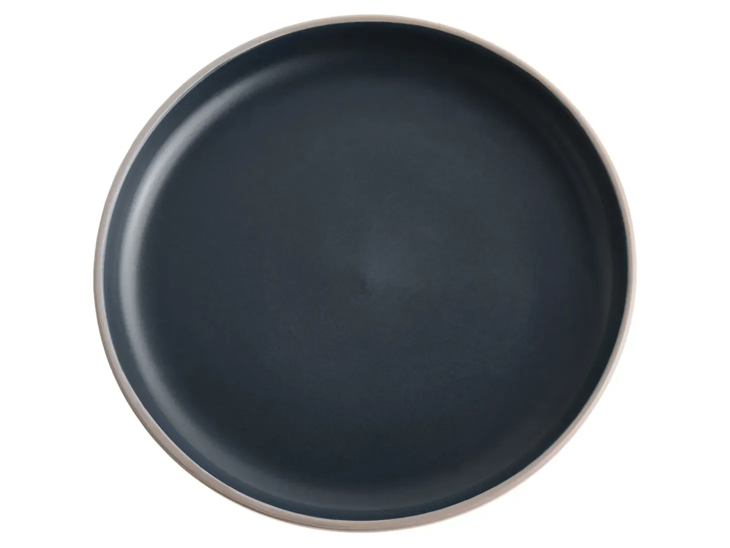 Sæt med 16 stykker spisestel NUTMEG Stentøj Sort/beige