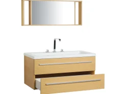 Sæt af badeværelsesmøbler ALMERIA Beige