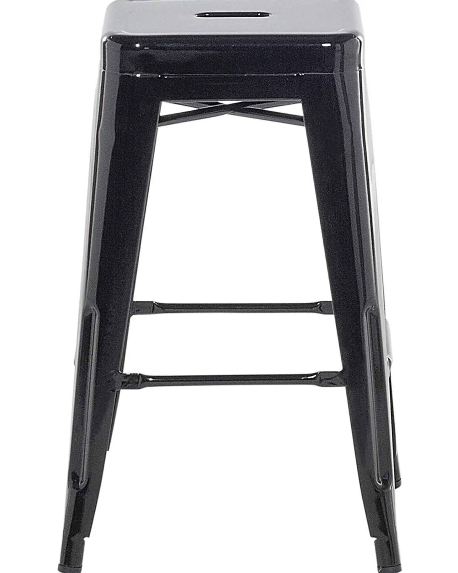 Sæt af 2 barstole CABRILLO Metal Sort