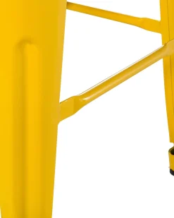 Sæt af 2 barstole CABRILLO Metal Gul