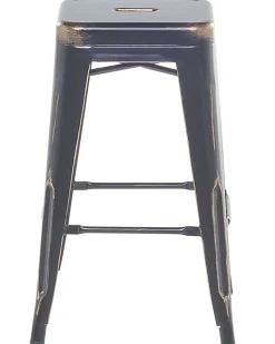 Sæt af 2 barstole CABRILLO Metal Sort